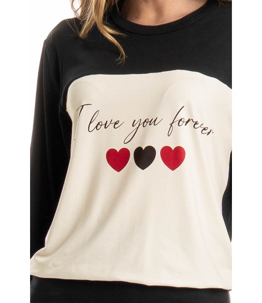 Pijama Feminino Longo Lovely - Imagem 5 - Desktop