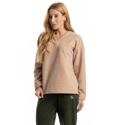 Pijama Feminino Longo Letícia - Imagem 3 - Mobile