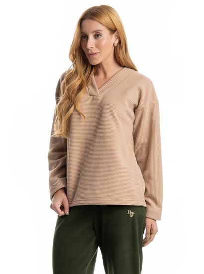 Pijama Feminino Longo Letícia - Imagem 3 - Desktop