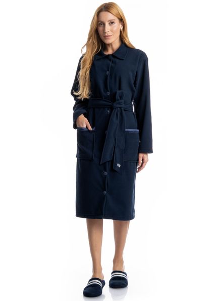 Robe Feminino Médio Letícia Azul-marinho - Imagem 1