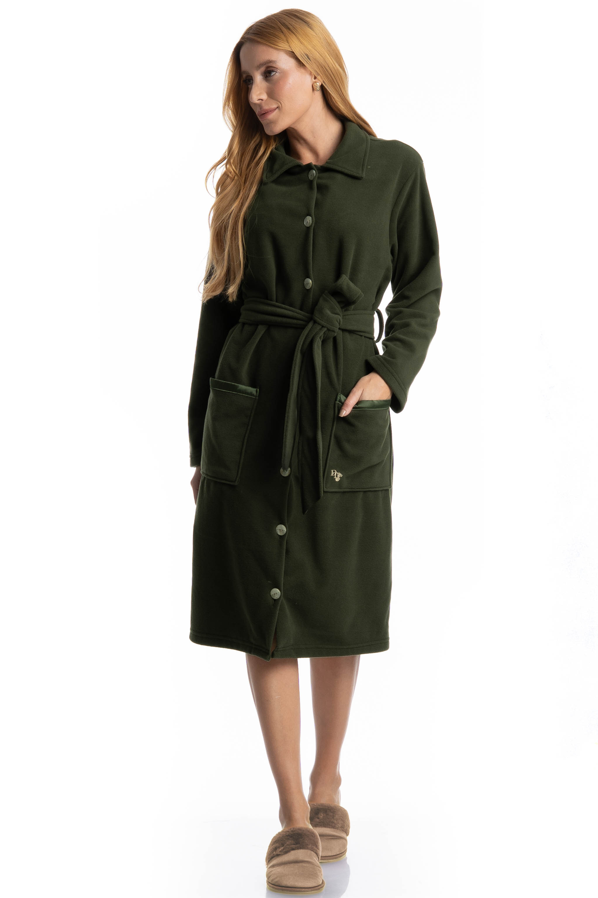 Robe Feminino Médio Letícia Verde - Imagem 1