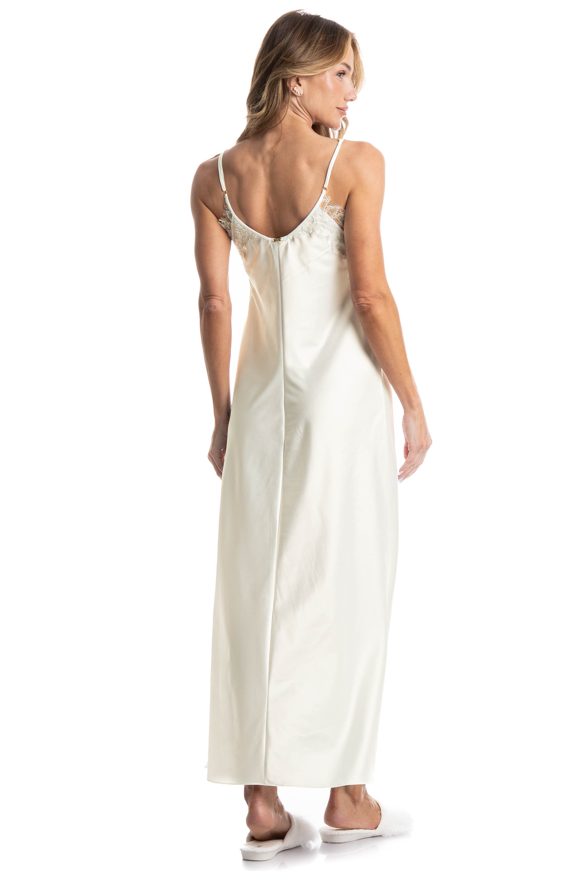 Camisola Longa Jasmim Branco - Imagem 2