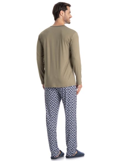 Pijama Masculino Longo Igor - Imagem 2 - Desktop