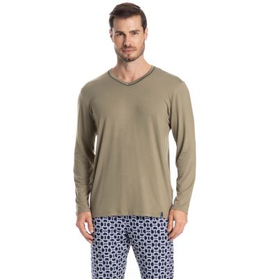 Pijama Masculino Longo Igor - Imagem 3 - Mobile