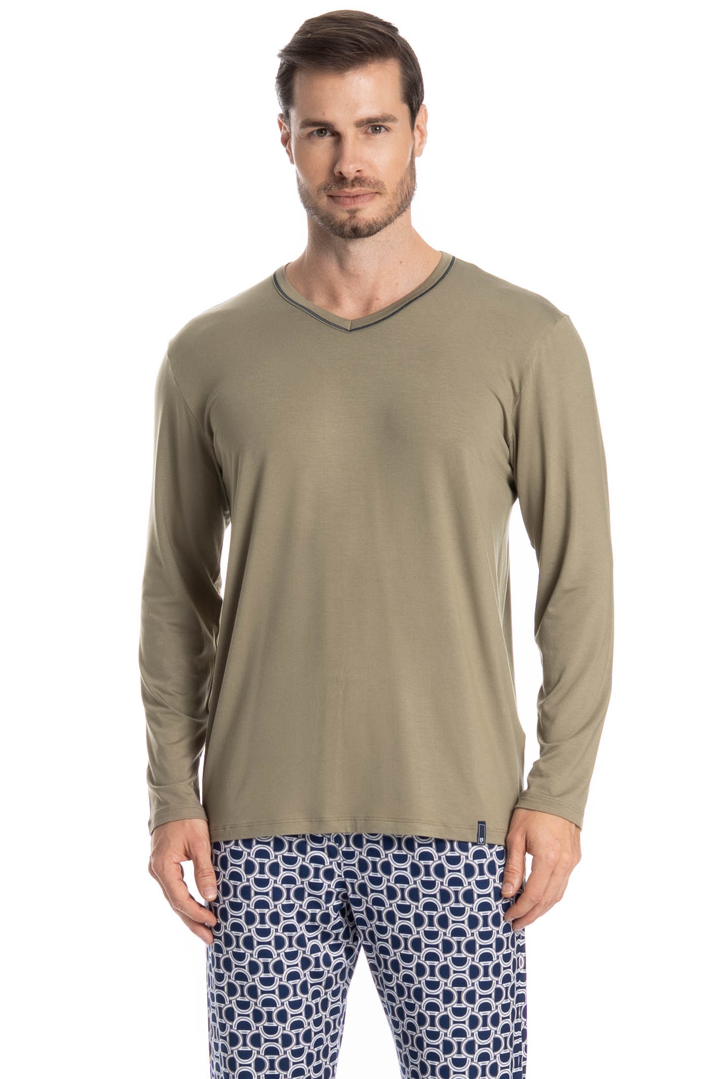 Pijama Masculino Longo Igor - Imagem 3 - Mobile