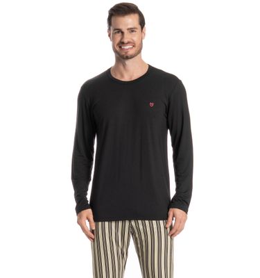 Pijama Masculino Longo Soulmate - Imagem 3 - Mobile