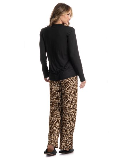 Pijama Longo Feminino Soulmate - Imagem 2 - Desktop