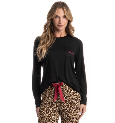 Pijama Longo Feminino Soulmate - Imagem 3 - Mobile