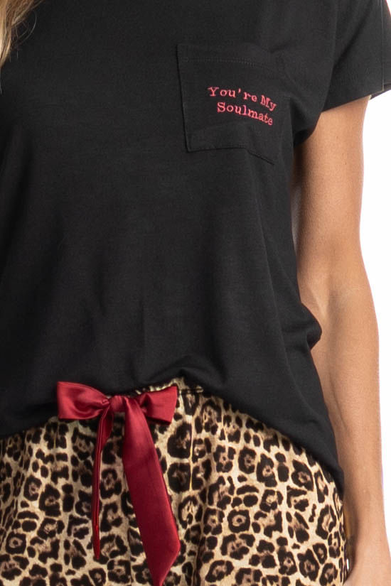 Pijama Curto Feminino Soulmate - Imagem 5 - Mobile