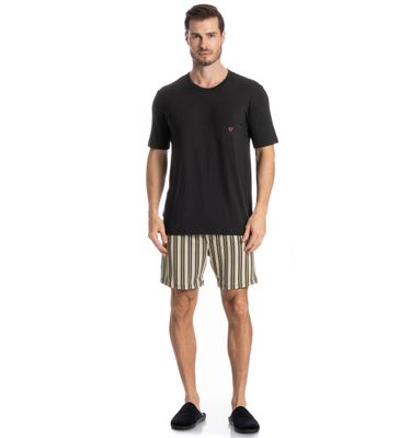 Pijama Masculino Curto Soulmate - Imagem 3 - Mobile