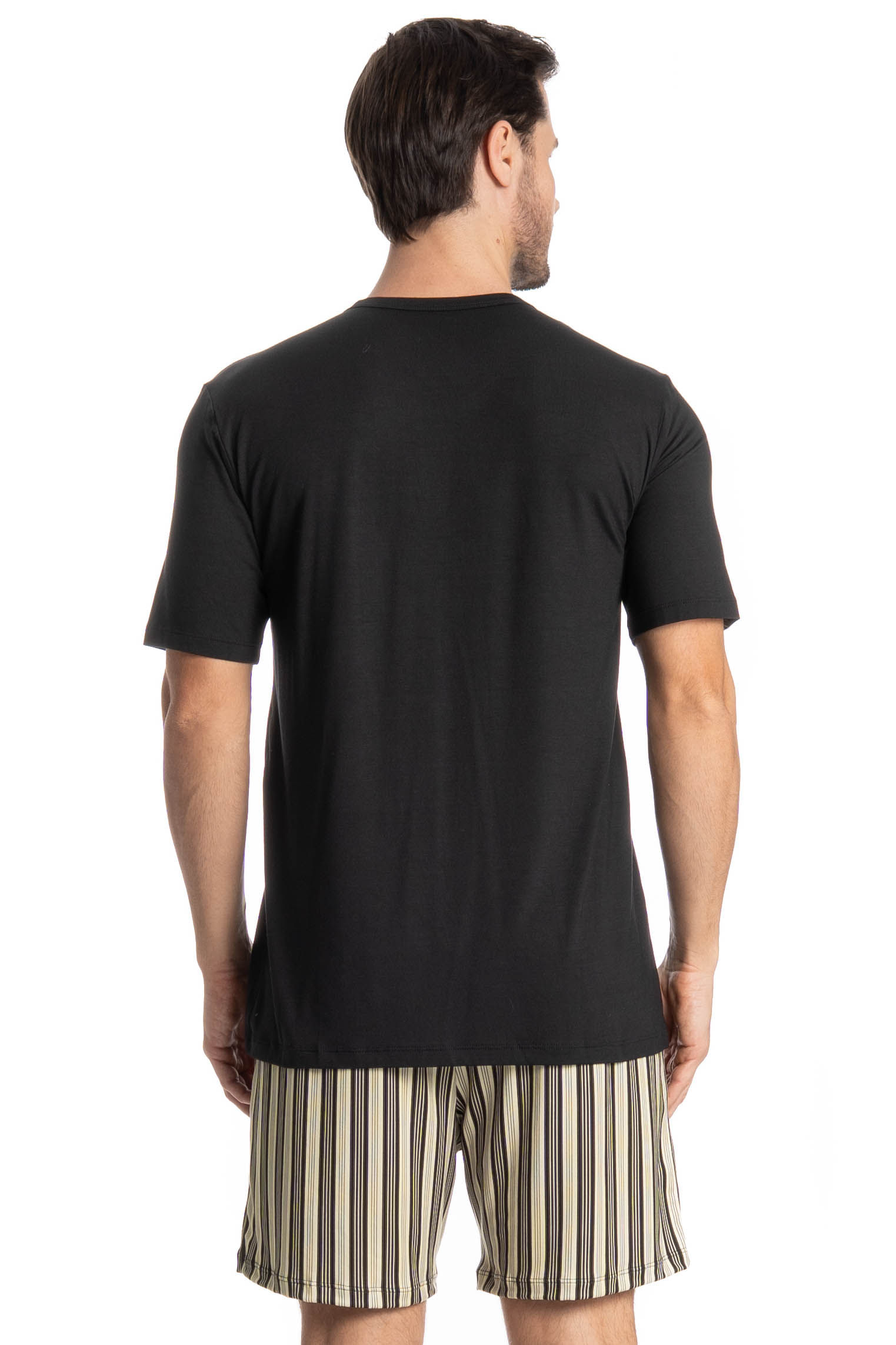 Pijama Masculino Curto Soulmate Preto - Imagem 2
