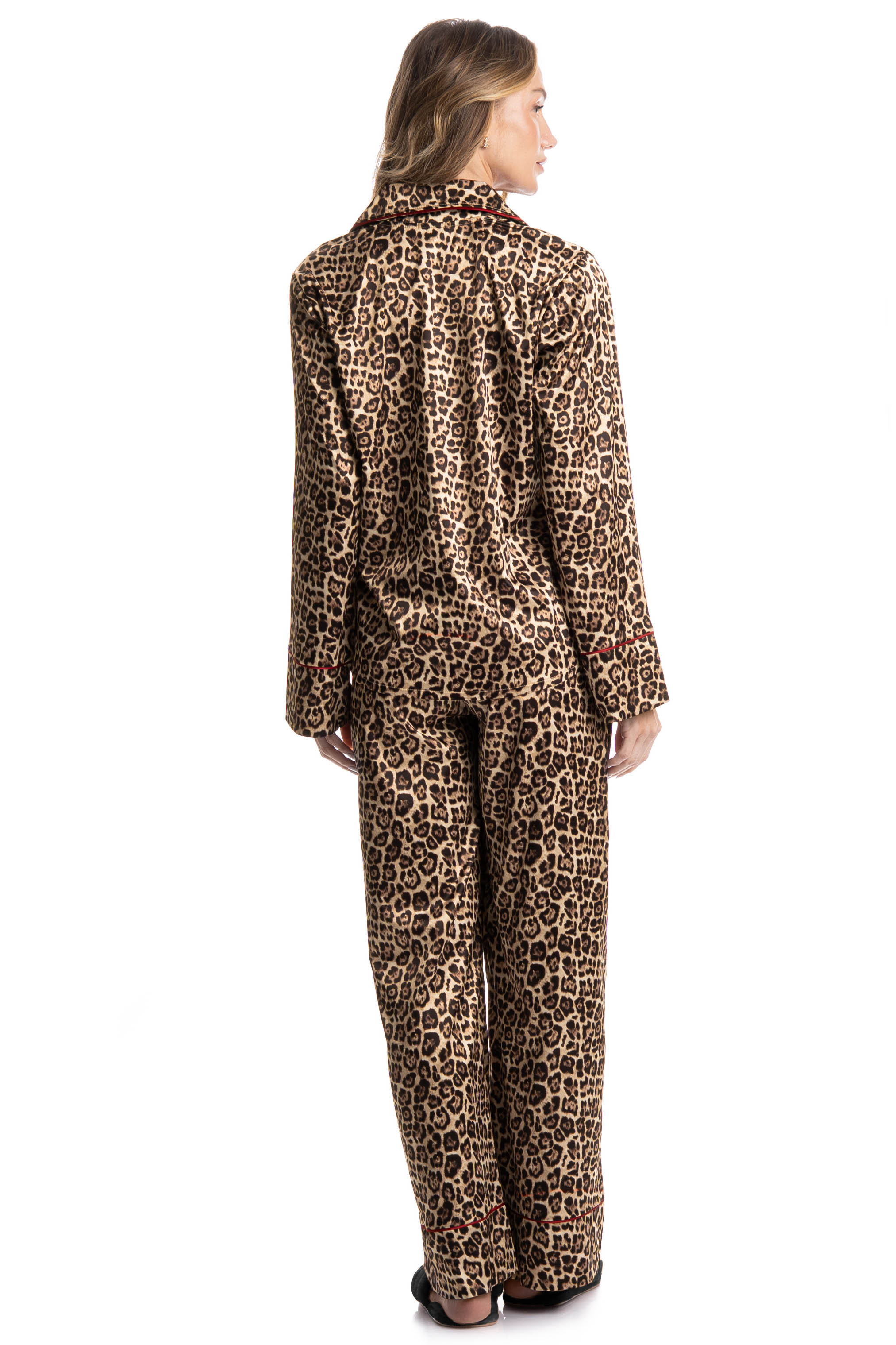 Pijama Longo Americano Helô Preto - Imagem 2