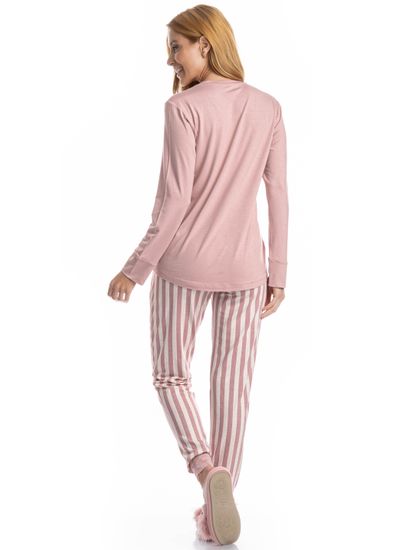 Pijama Feminino Longo Duda - Imagem 2 - Desktop