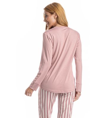 Pijama Feminino Longo Duda - Imagem 4 - Mobile