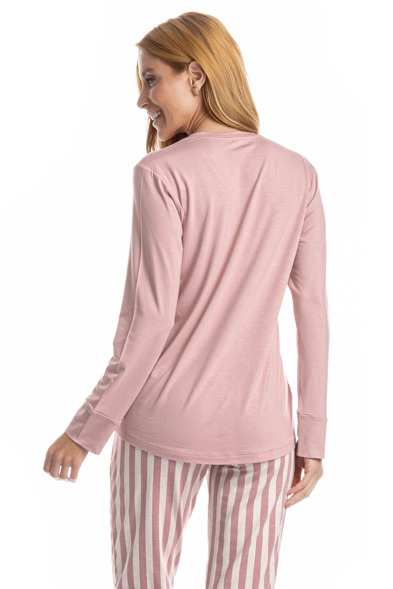 Pijama Feminino Longo Duda - Imagem 4 - Mobile
