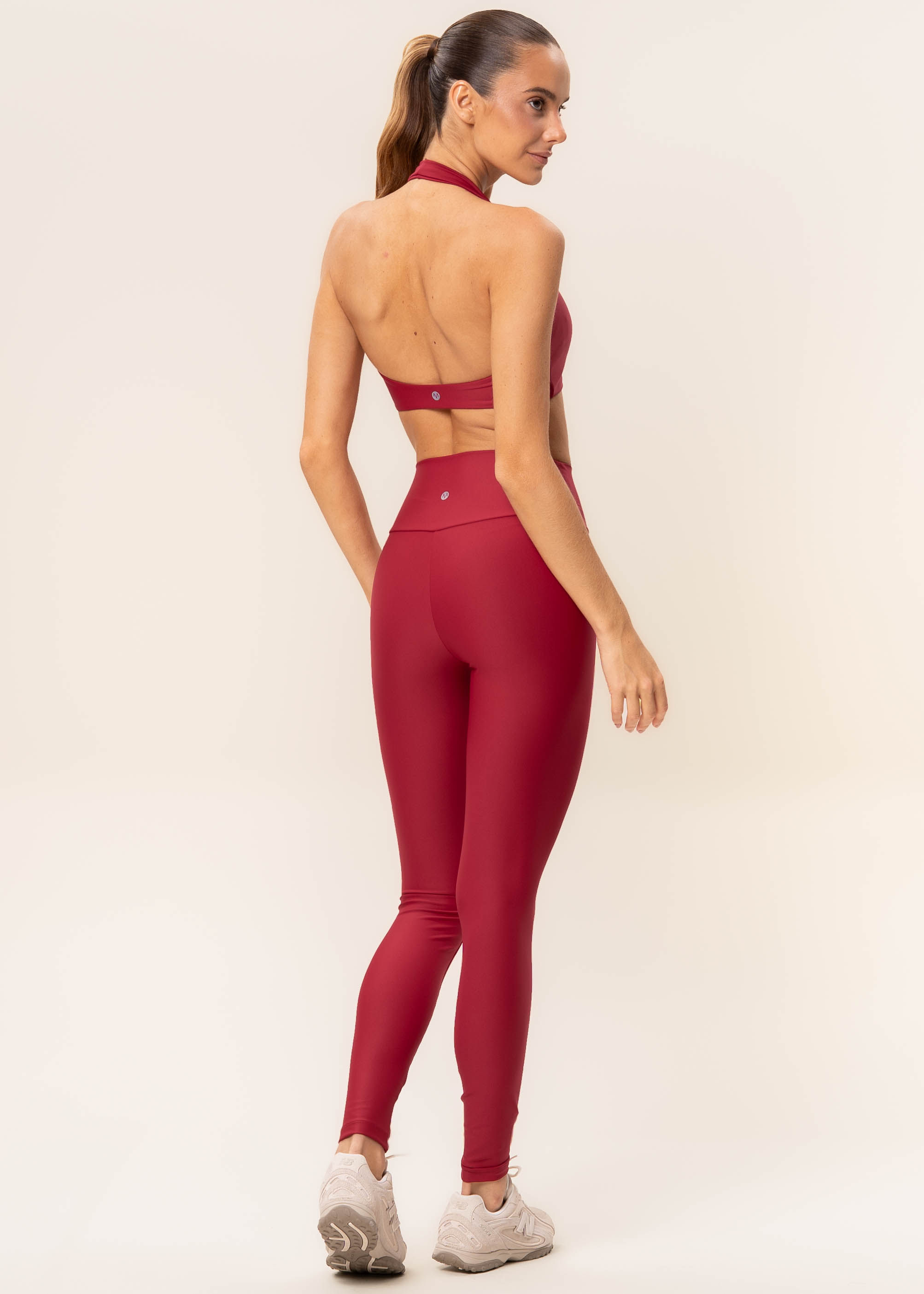 Calça Legging Seamless Shape Dual Core Vivame Vermelho - Imagem 2
