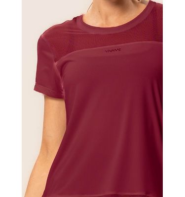 Camiseta Com Tela Glow Move Vivame - Imagem 5 - Mobile