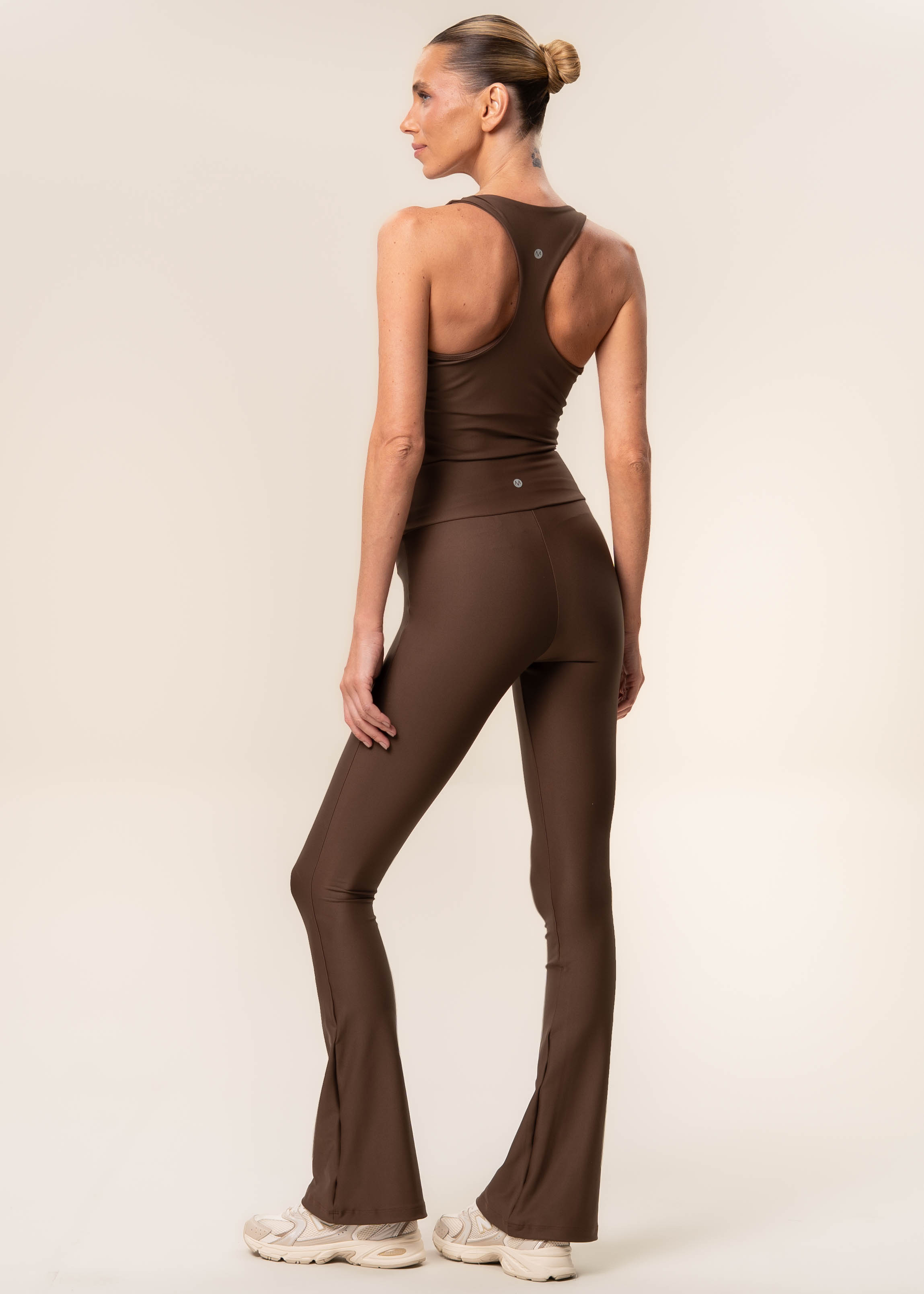 Top Alongado Nadador Dark Brown Vivame - Imagem 4 - Mobile