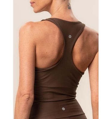 Top Alongado Nadador Dark Brown Vivame - Imagem 5 - Mobile