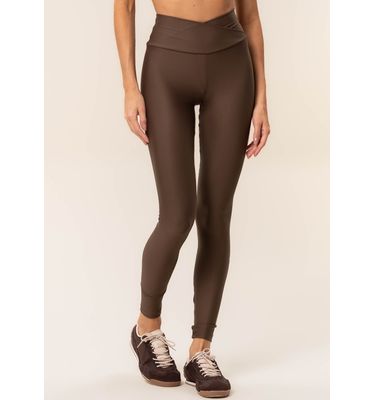 Calça Legging Wrap Shape Dark Brown Vivame - Imagem 3 - Mobile