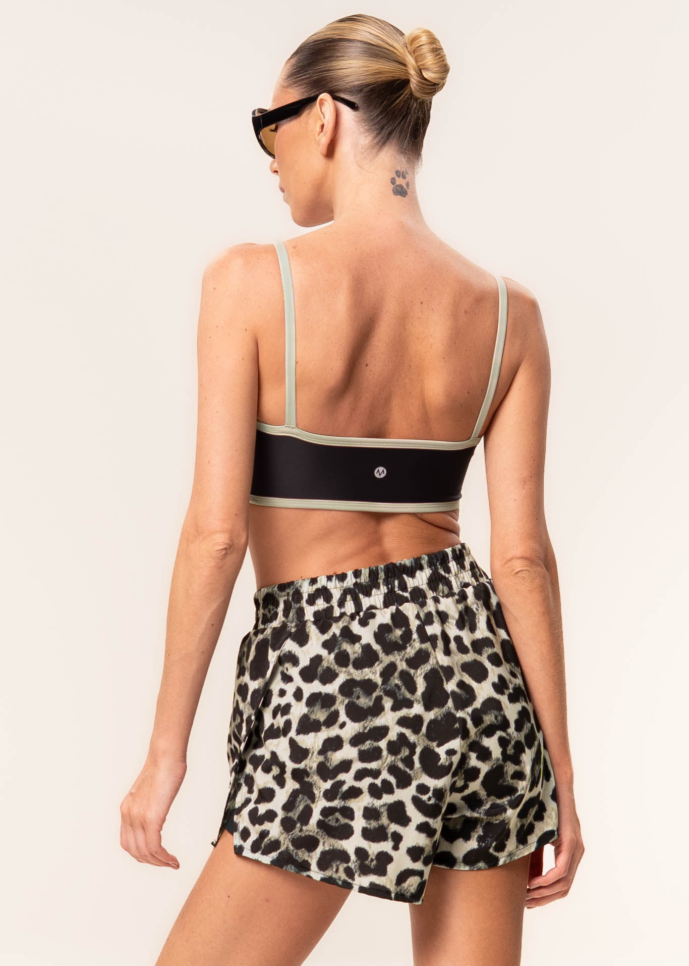 Shorts Duplo Estampado Wild Vivame - Imagem 2 - Mobile