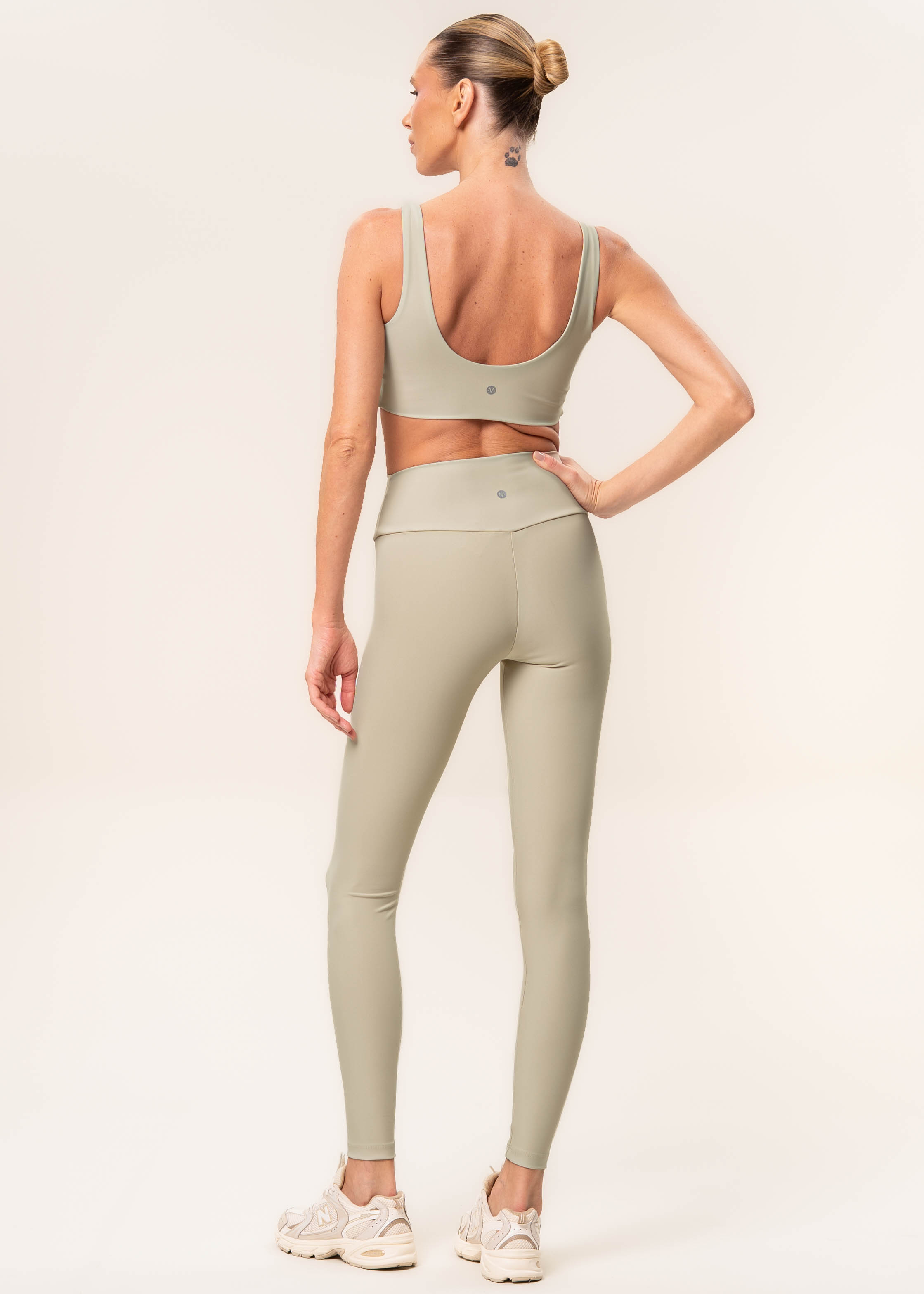 Calça Legging Seamless Shape Neutral Vivame Bege - Imagem 2