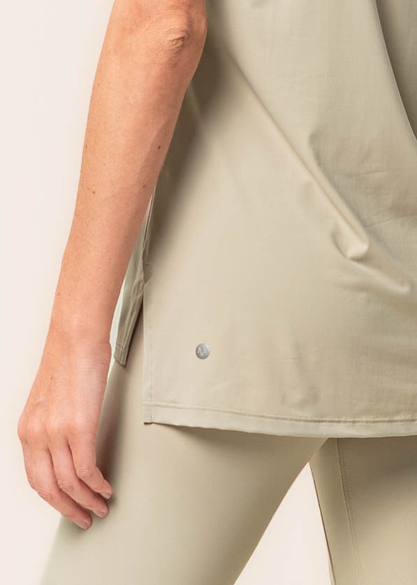 Camiseta Alongada Neutral Vivame - Imagem 5 - Mobile