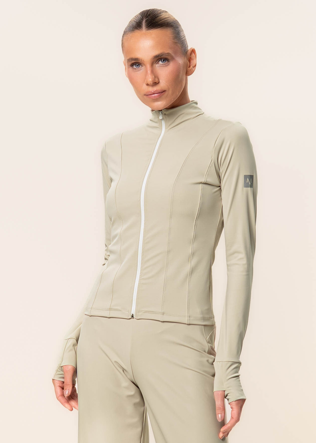 Jaqueta Fit Com Recortes Neutral Vivame - Imagem 1