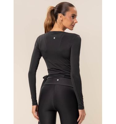 Blusa Transpassada Com Amarre Balance Vivame - Imagem 2 - Mobile