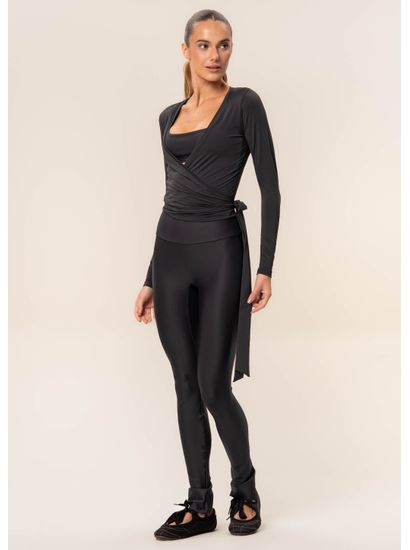 Blusa Transpassada Com Amarre Balance Vivame - Imagem 3 - Desktop