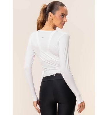Blusa Transpassada Com Amarre Balance Vivame - Imagem 2 - Mobile