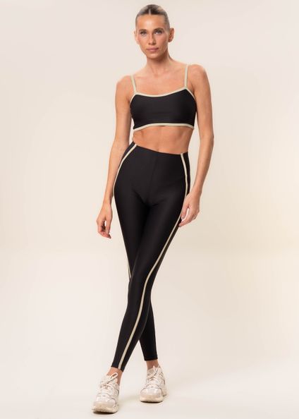 Calça Feminina Legging Invisible Slim Shape Curve Vivame Preto - Imagem 1