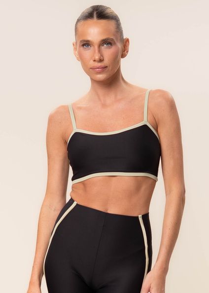 Top Alcinha Curve Vivame Preto - Imagem 1