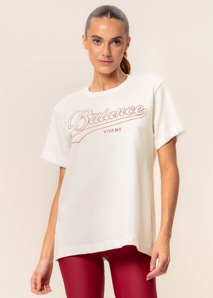 Camiseta Feminina Curve Vivame Bege - Imagem 1