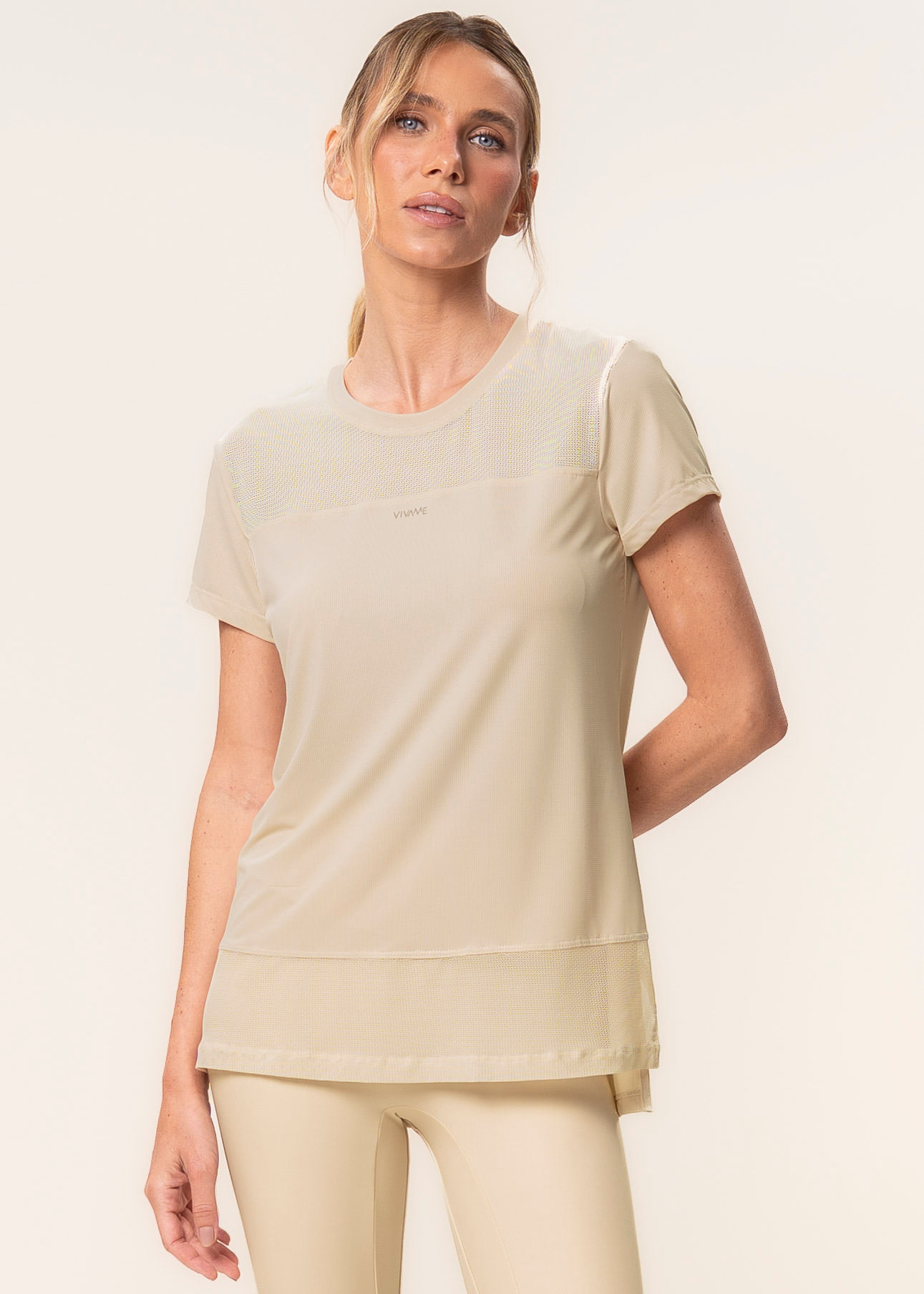 Camiseta Com Tela Balance Vivame - Imagem 1