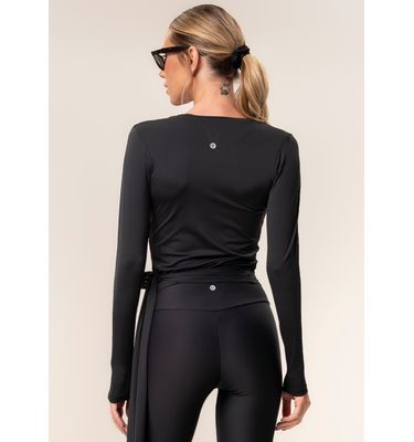 Blusa Transpassada Com Amarre Balance Vivame - Imagem 2 - Mobile
