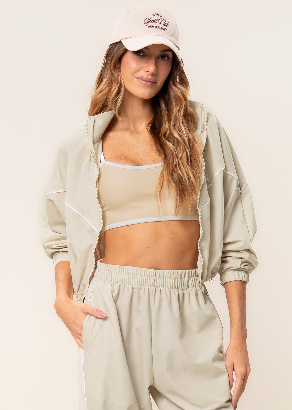 Jaqueta Crop Corta Vento Flex Vivame - Imagem 1