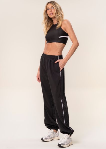 Calça Barrel Flex Vivame Preto - Imagem 1