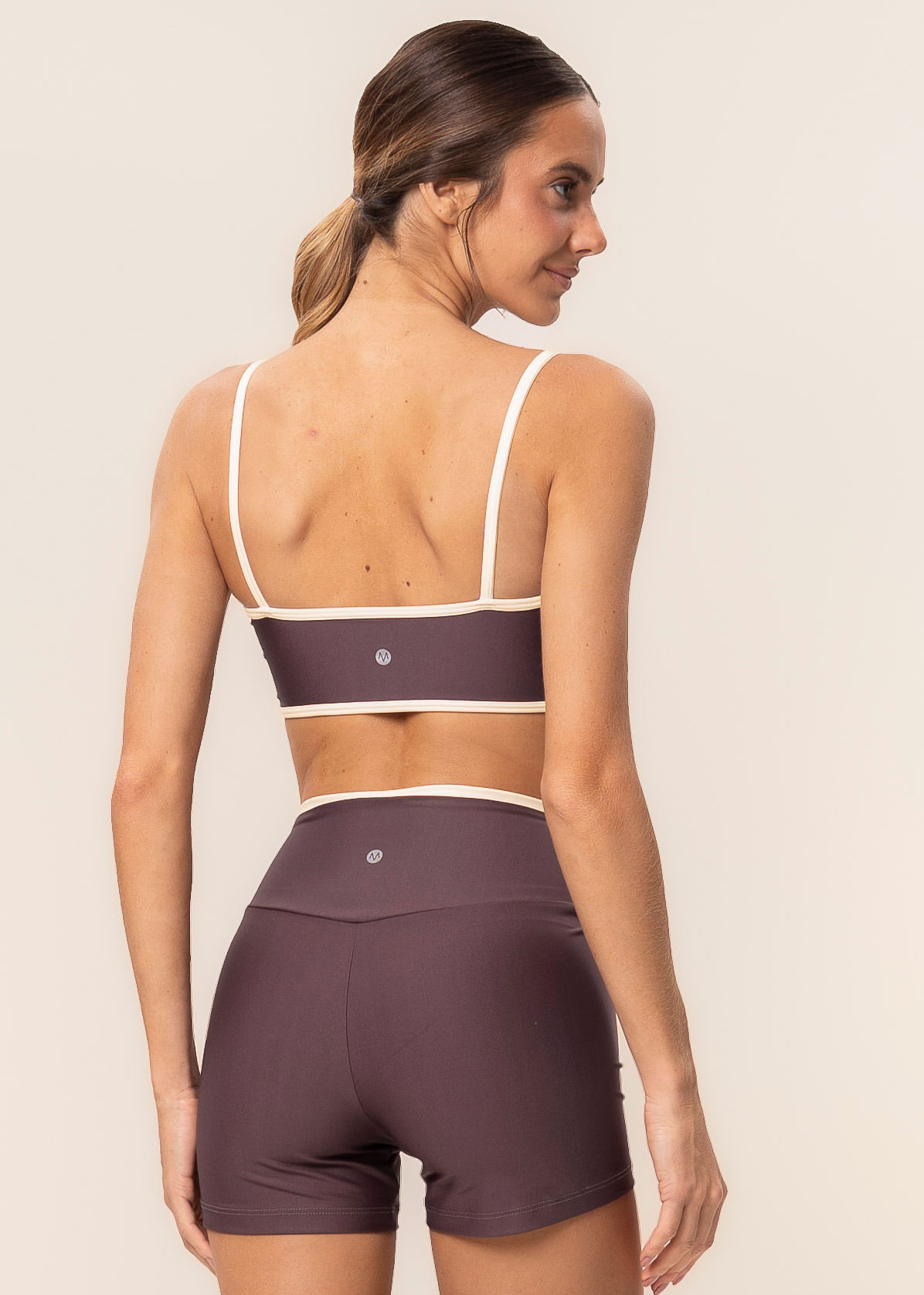 Shorts Curto Wrap Shape Grip Vivame Roxo - Imagem 2
