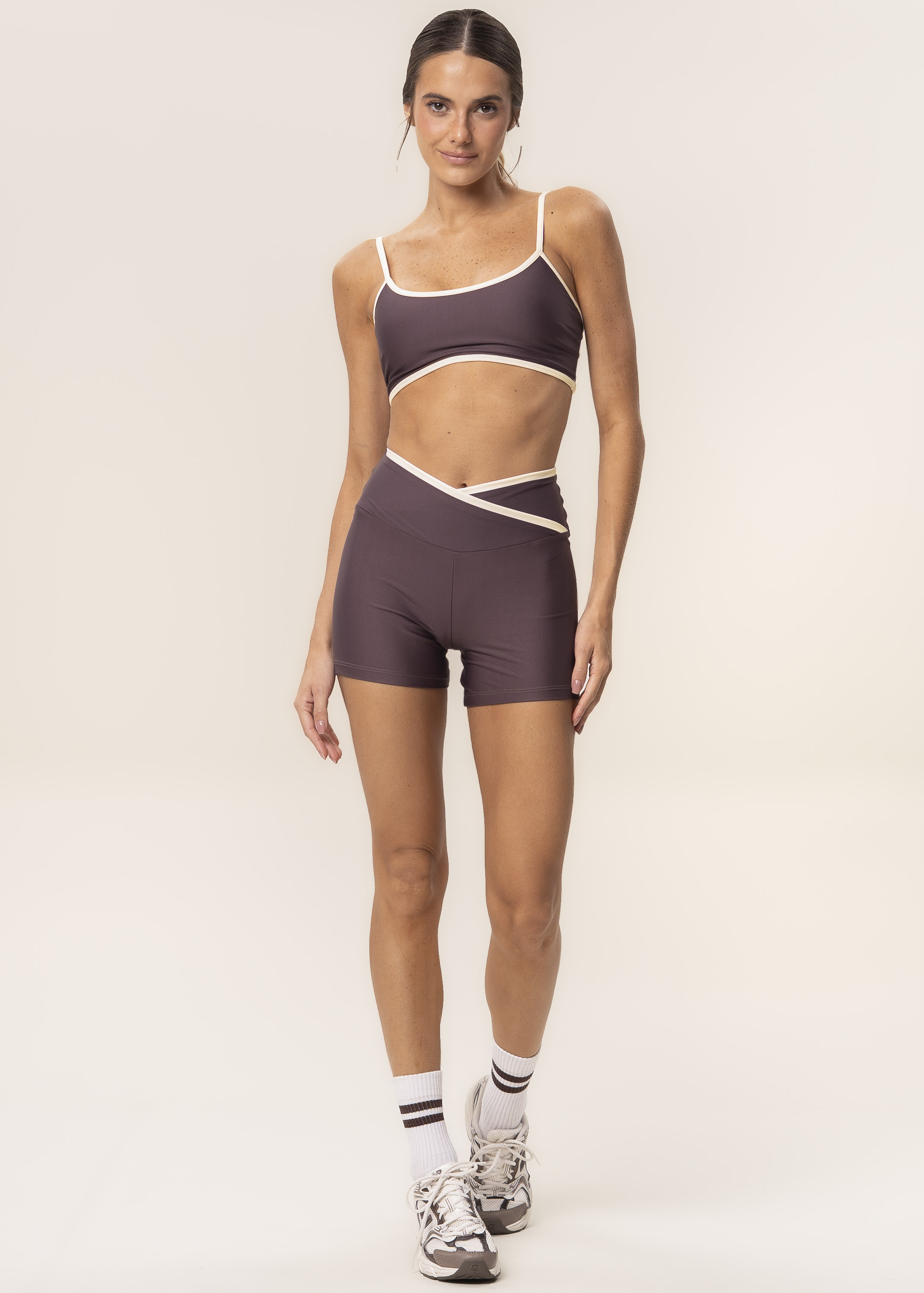 Shorts Curto Wrap Shape Grip Vivame - Imagem 3 - Mobile