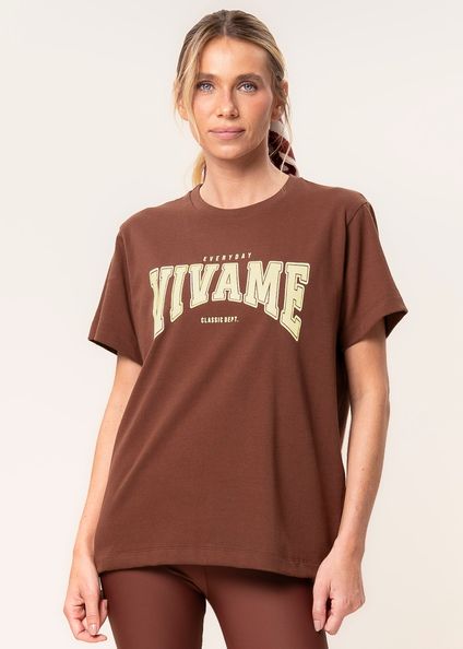 Camiseta Grip Vivame Marrom - Imagem 1