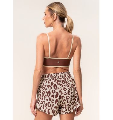 Shorts Duplo Estampado Wild Vivame - Imagem 2 - Mobile