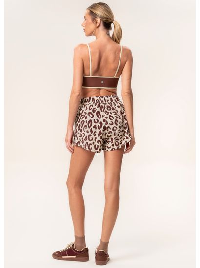 Shorts Duplo Estampado Wild Vivame - Imagem 4 - Desktop