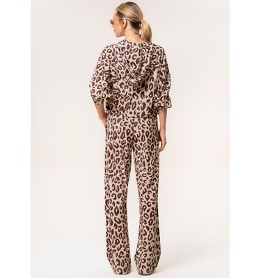 Jaqueta Crop Corta Vento Estampada Wild Vivame - Imagem 4 - Mobile