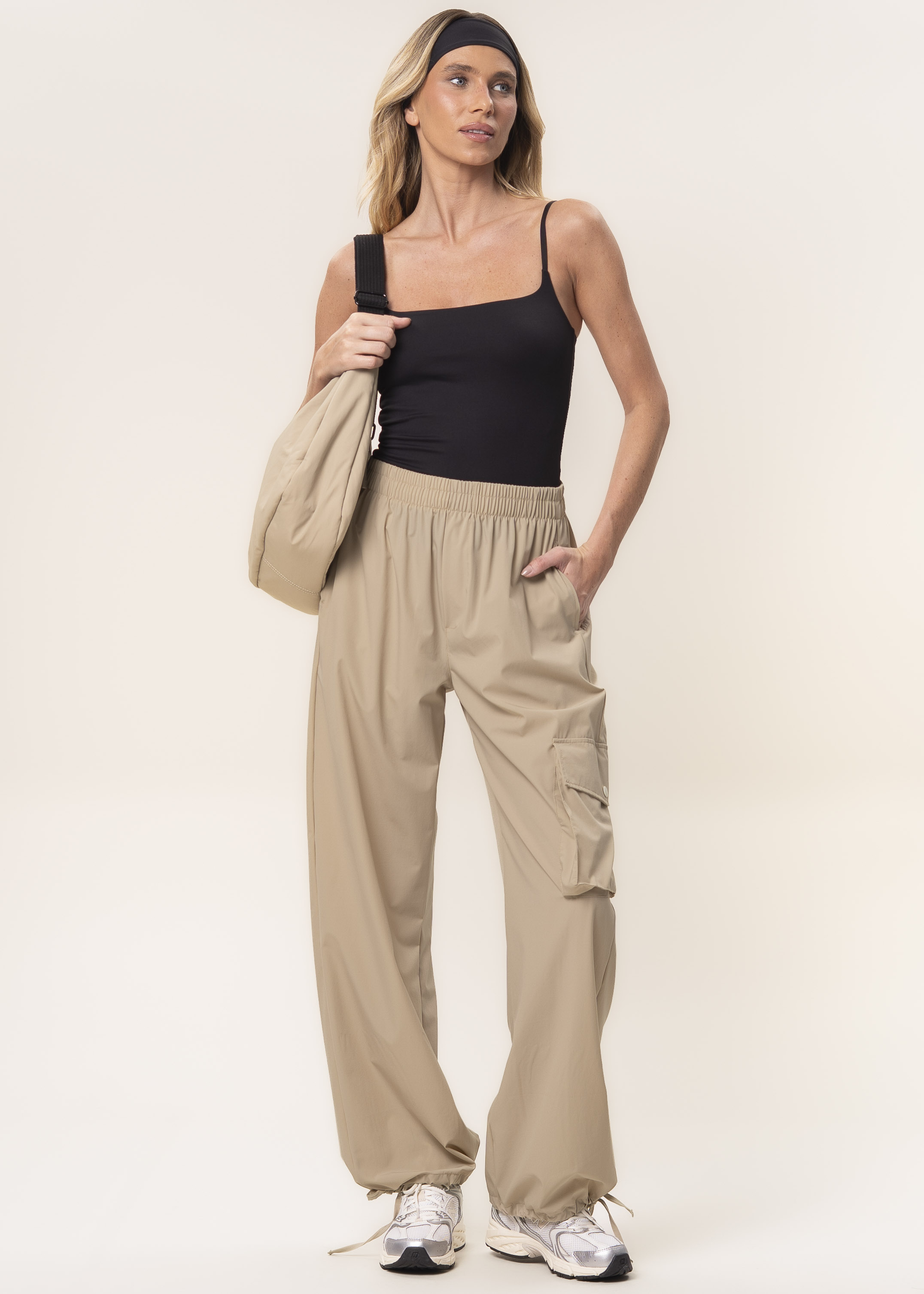 Calça Feminina Cargo Com Bolso Move Vivame - Imagem 1