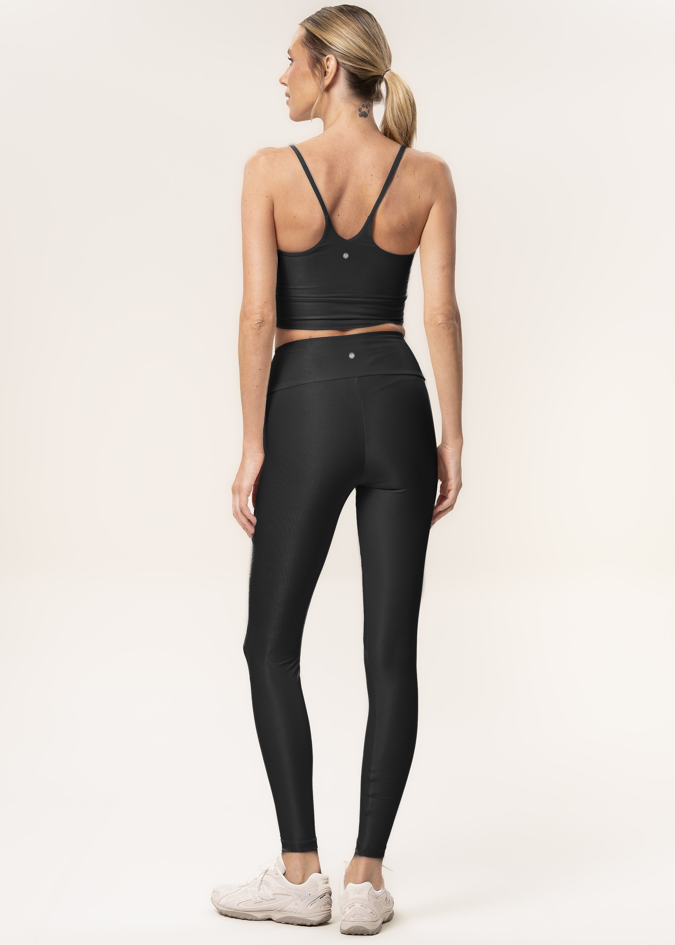 Top Alcinha Nadador Glow Black Vivame - Imagem 4 - Mobile