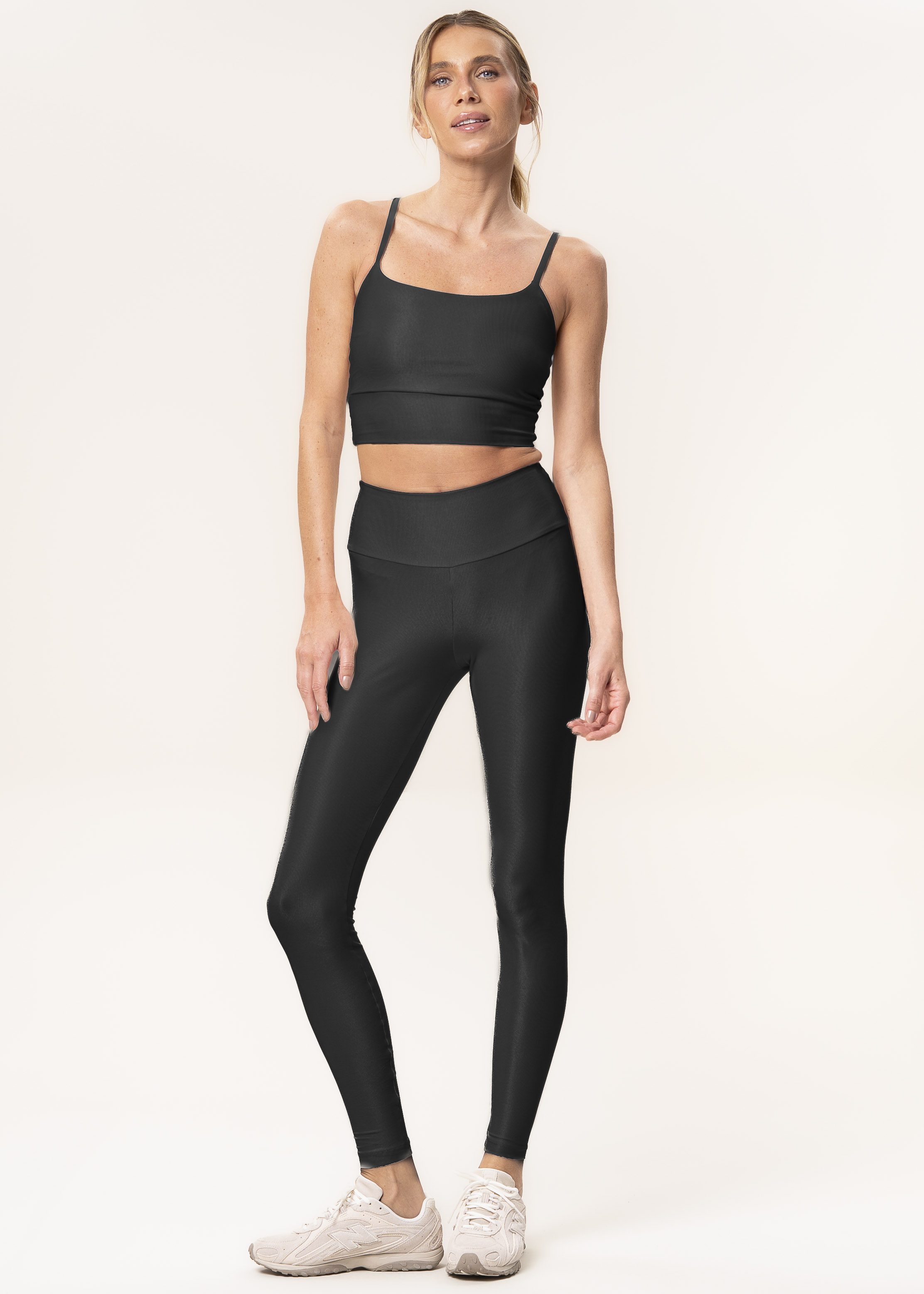 Calça Legging Essential Shape Glow Black Vivame - Imagem 1