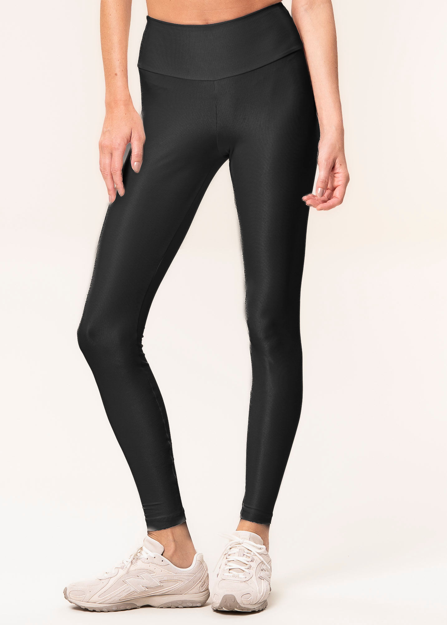Calça Legging Essential Shape Glow Black Vivame - Imagem 3 - Mobile