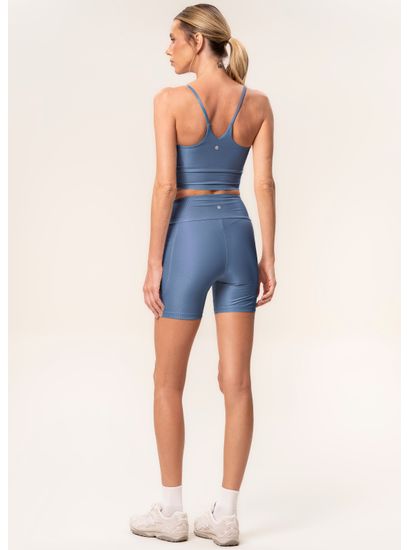 Shorts Médio Essential Shape Com 2 Bolsos Soft Glow Vivame - Imagem 4 - Desktop