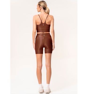 Shorts Médio Essential Shape Com 2 Bolsos Soft Glow Vivame - Imagem 4 - Mobile